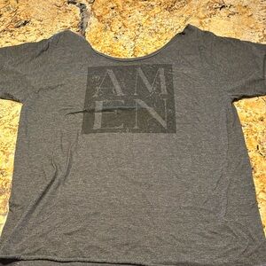 Dark gray XL amen tshirt